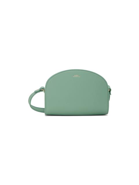 A.P.C. Green Demi-Lune Mini Bag