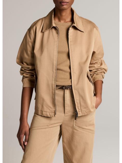 Vince Washed Cotton Twill Jacket