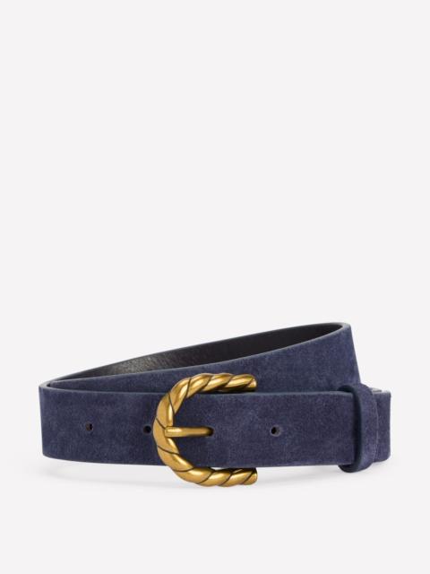 BODEN Twist Buckle Belt-Navy