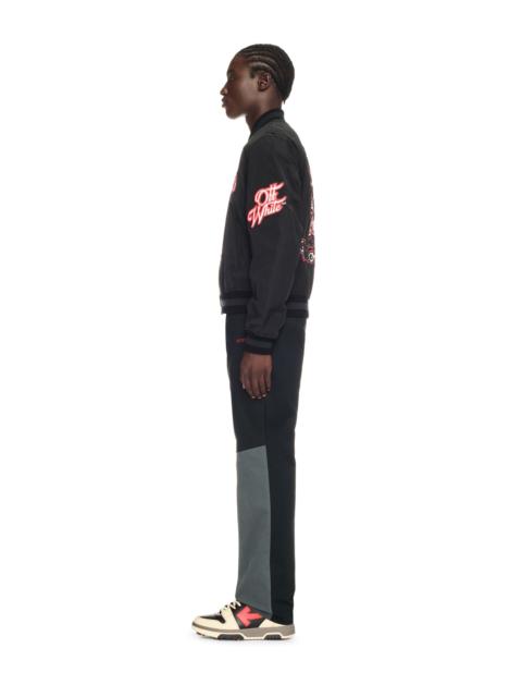Off-White Black Golf Varsity Jacket