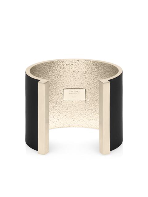 TOM FORD MATTE LACQUERED BRASS FERA CUFF