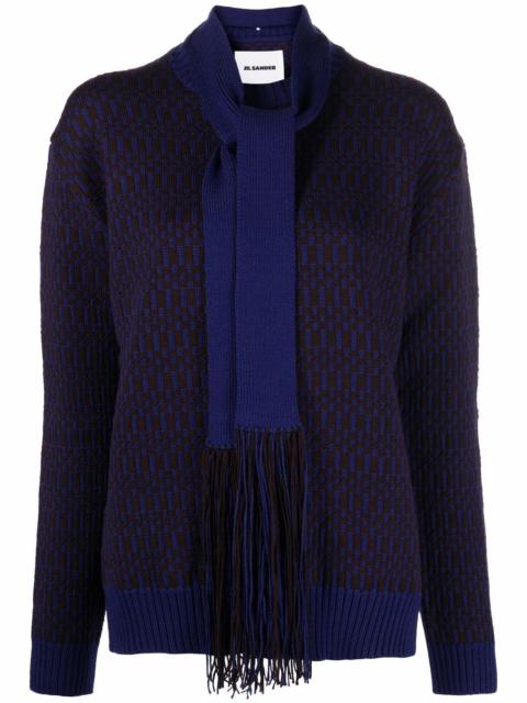 intarsia-knit jumper