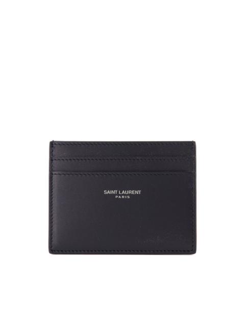 SAINT LAURENT logo card holder
