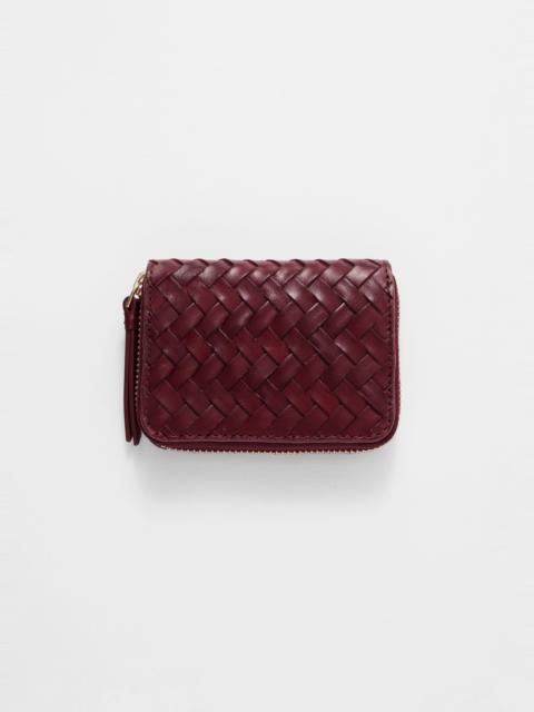 & Other Stories Braided Leather Wallet
