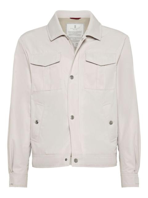 Brunello Cucinelli padded flap-pocket jacket