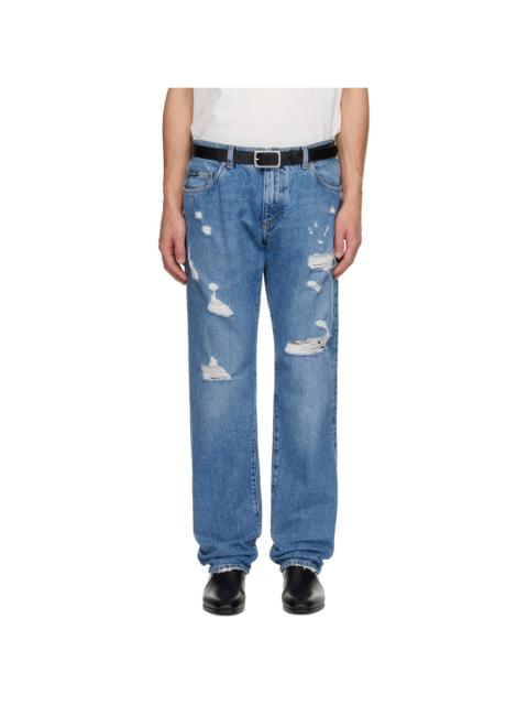 Dolce & Gabbana Blue Classic Jeans