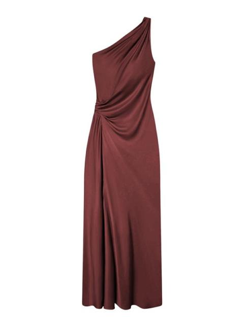 A.L.C. Aster Satin One Shoulder Gown