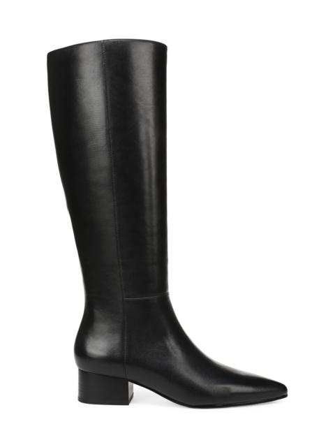 Vince Women's Adan 40MM Leather Knee-High Boots - Black