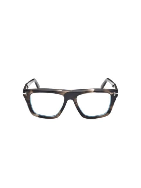 TOM FORD tortoiseshell square-frame glasses