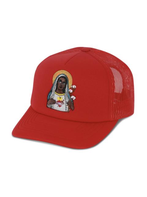 DENIM TEARS Denim Tears Saint Mary Southern Man Trucker Hat Red