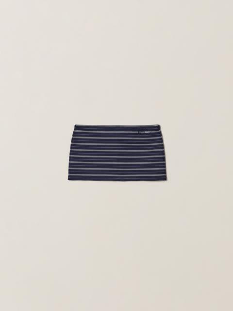 Miu Miu Nylon miniskirt