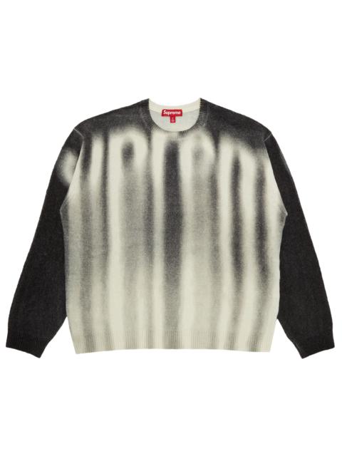 Supreme Supreme Blurred Logo Sweater 'Black'