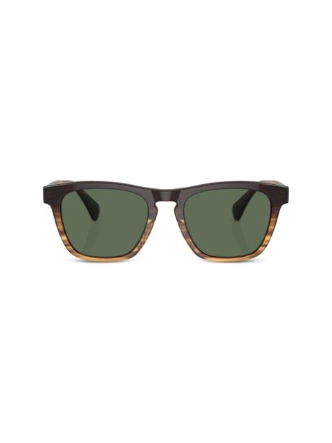 R-3 wayfarer-frame sunglasses