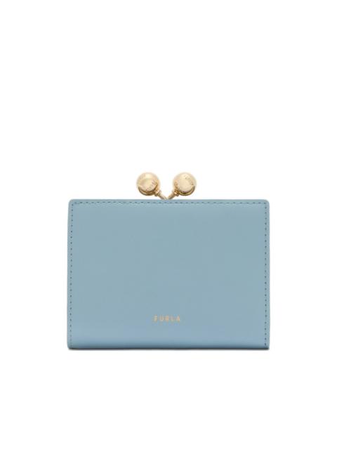 FURLA Dots metal-clasp dots coin case