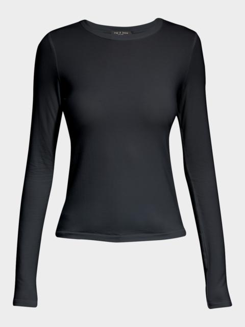 rag & bone Luca Slim Long-Sleeve Tee