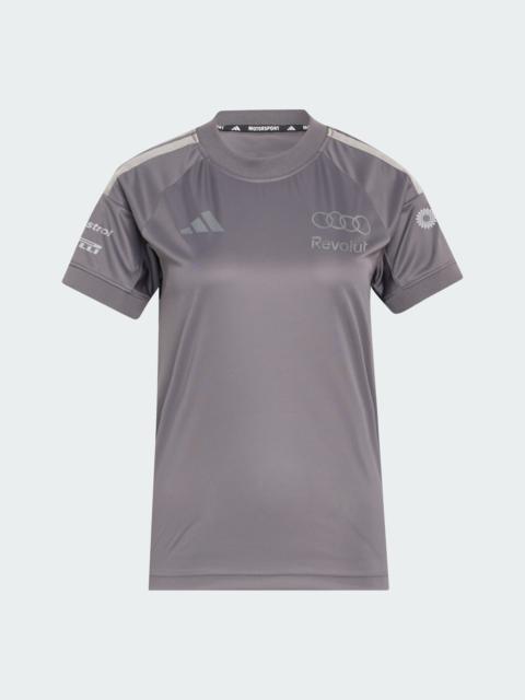 adidas AUDI REVOLUT F1 TEAM SHORT SLEEVE DRIVER JERSEY REPLICA