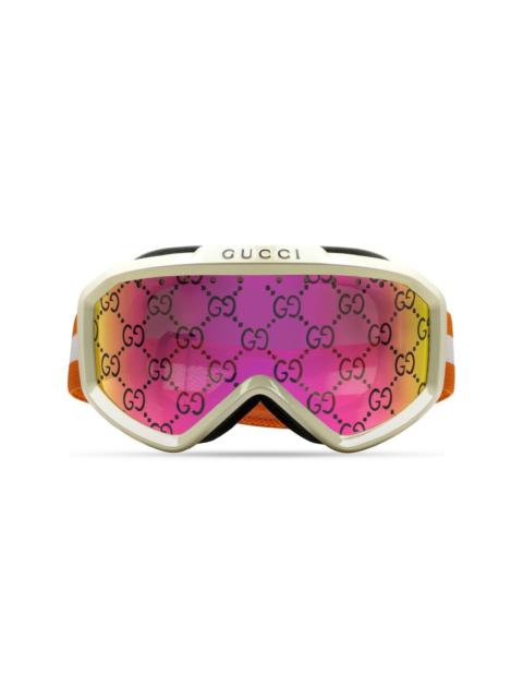 GG mask-shaped sunglasses