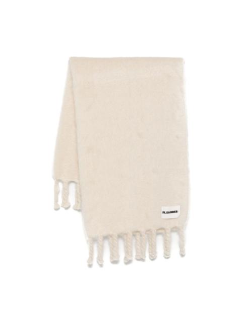 Jil Sander brushed-finish scarf