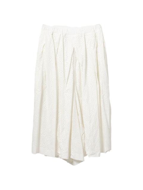 Comme Des Garçons eyelet trousers