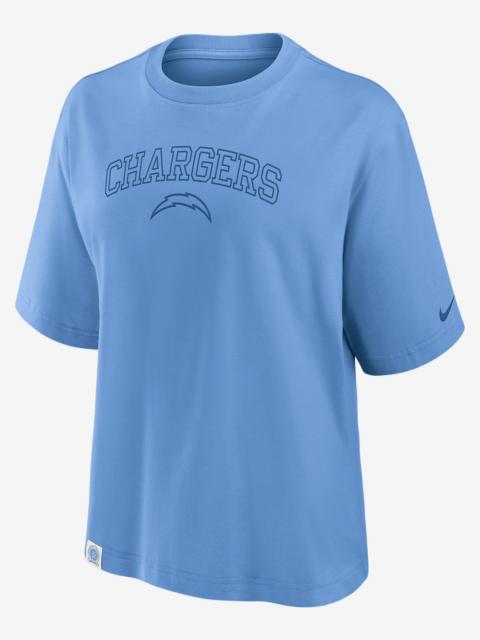 Nike Los Angeles Chargers Arch Boxy Women's Nike NFL T-Shirt