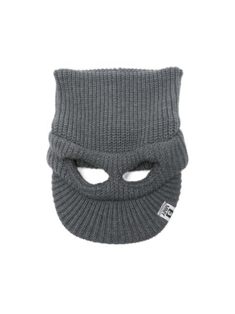 Maison MIHARAYASUHIRO eyelet wool balaclava