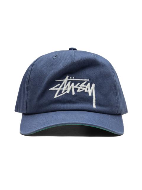 Stüssy BIG STOCK MID DEPTH CAP - DEEP BLUE