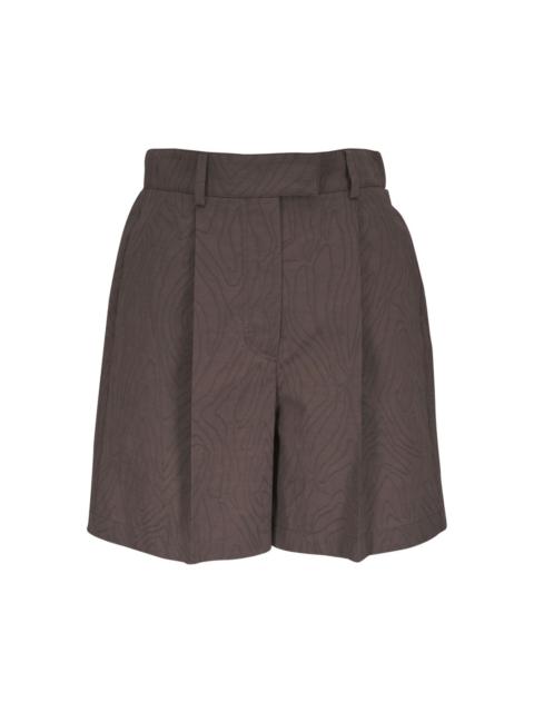 pleated shorts