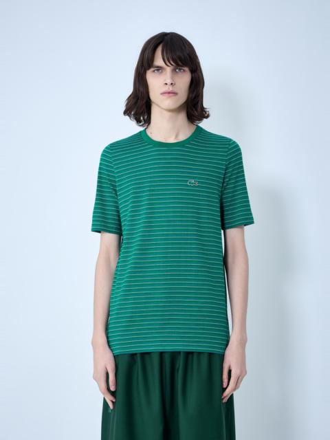 LACOSTE Striped Cotton Jersey T-Shirt