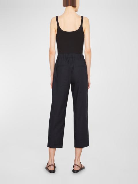 Vince Mid-Rise Tapered Pull-On Pants