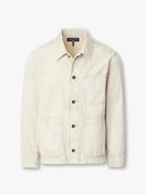 rag & bone Tribeca Denim Chore Jacket
Lightweight Rigid in Stone Beige