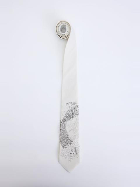 Our Legacy Tie Sprouting Ocean Print Cotton
