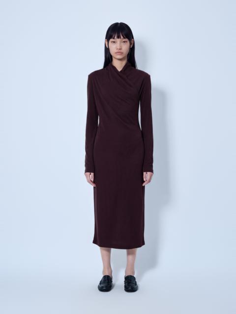 Max Mara Asymmetric Draped Dress