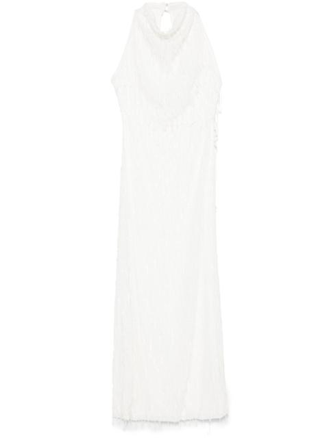 ROTATE halterneck maxi dress