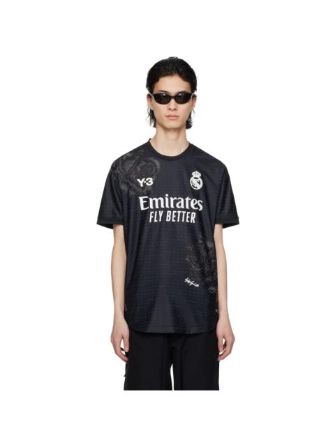 Y-3 Black Real Madrid Edition 23/24 Fourth Authentic T-Shirt