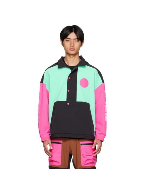Li-Ning Green Paneled Ski Jacket
