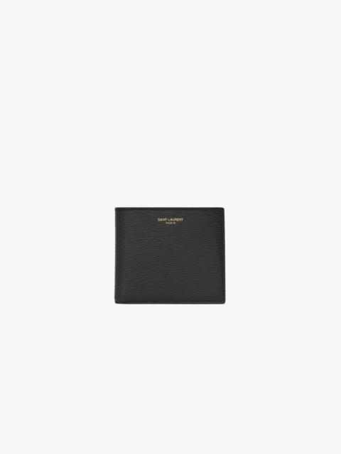 SAINT LAURENT SAINT LAURENT PARIS EAST/WEST WALLET IN RIPPLE LEATHER