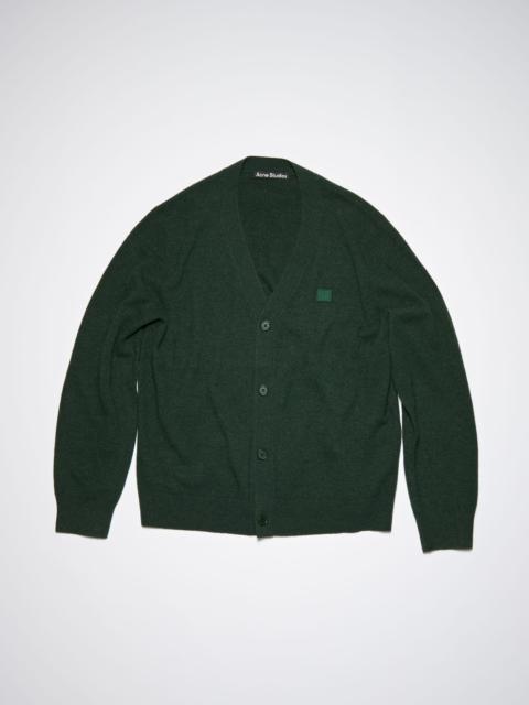 Wool cardigan - Bottle green