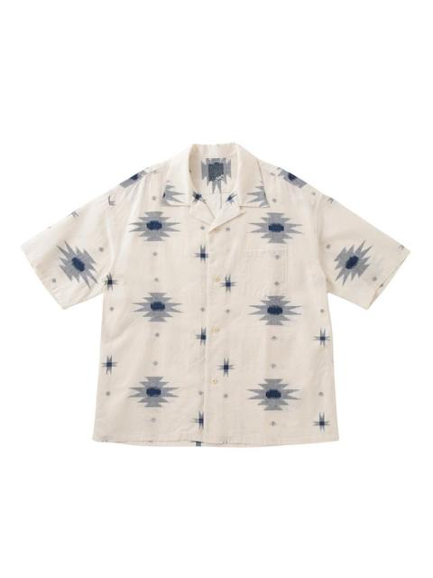 visvim CROSBY SHIRT S/S KASURI INDIGO