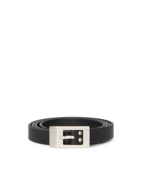 Rick Owens logo-engraved buckle belt