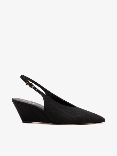 Larroudé Loulou Pump Black Arianna Fabric