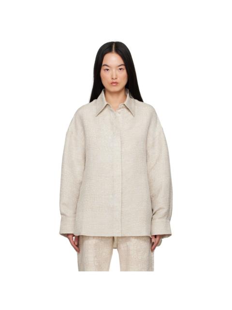JACQUEMUS Beige La Croisière 'The Pasadena' Shirt