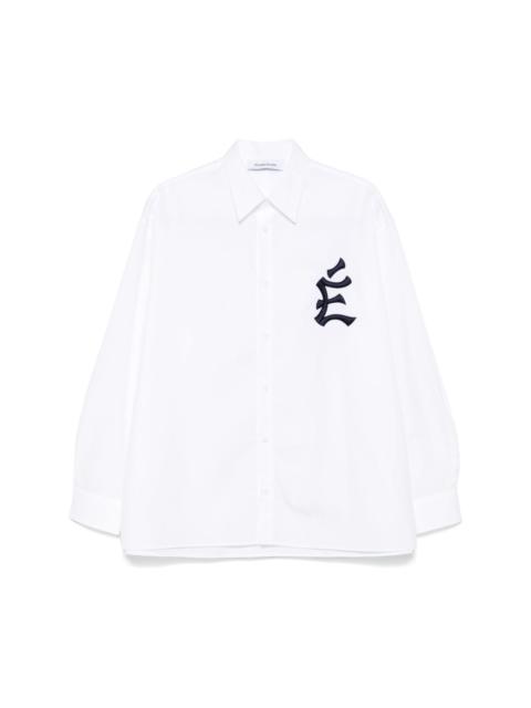 Étude logo-embroidered shirt