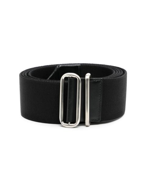 Jil Sander thread-buckle leather belt