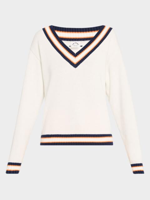 THE UPSIDE Josette V-Neck Knit Sweater