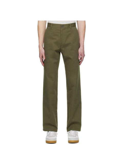 A.P.C. Khaki Ville Trousers