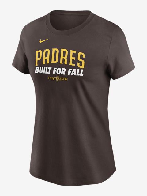 Nike San Diego Padres 2025 Postseason Authentic Collection Women's Nike MLB T-Shirt
