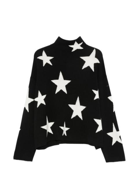 GOLDBERGH Sera star-intarsia sweater