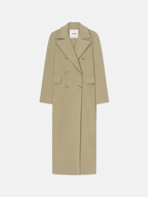Nanushka Double Wool And Silk Coat