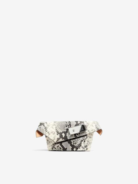 Maison Margiela Snatched python-effect small bag
