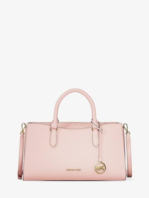 MICHAEL KORS Arden Medium Leather Top-Zip Satchel